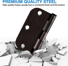 Load image into Gallery viewer, Premium 3.5-Inch Oil Rubbed Bronze Hinges - Ideal for Doors &amp; Windows, 30 Pack