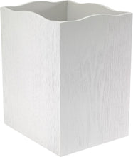 Load image into Gallery viewer, Hand-Painted Resin Trash Can with Nautical Design - Beach Home Essential