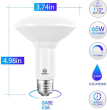 Load image into Gallery viewer, 20-Pack of Eye-Friendly Dimmable LED Flood Bulbs, Warm White, 3000K Brightness