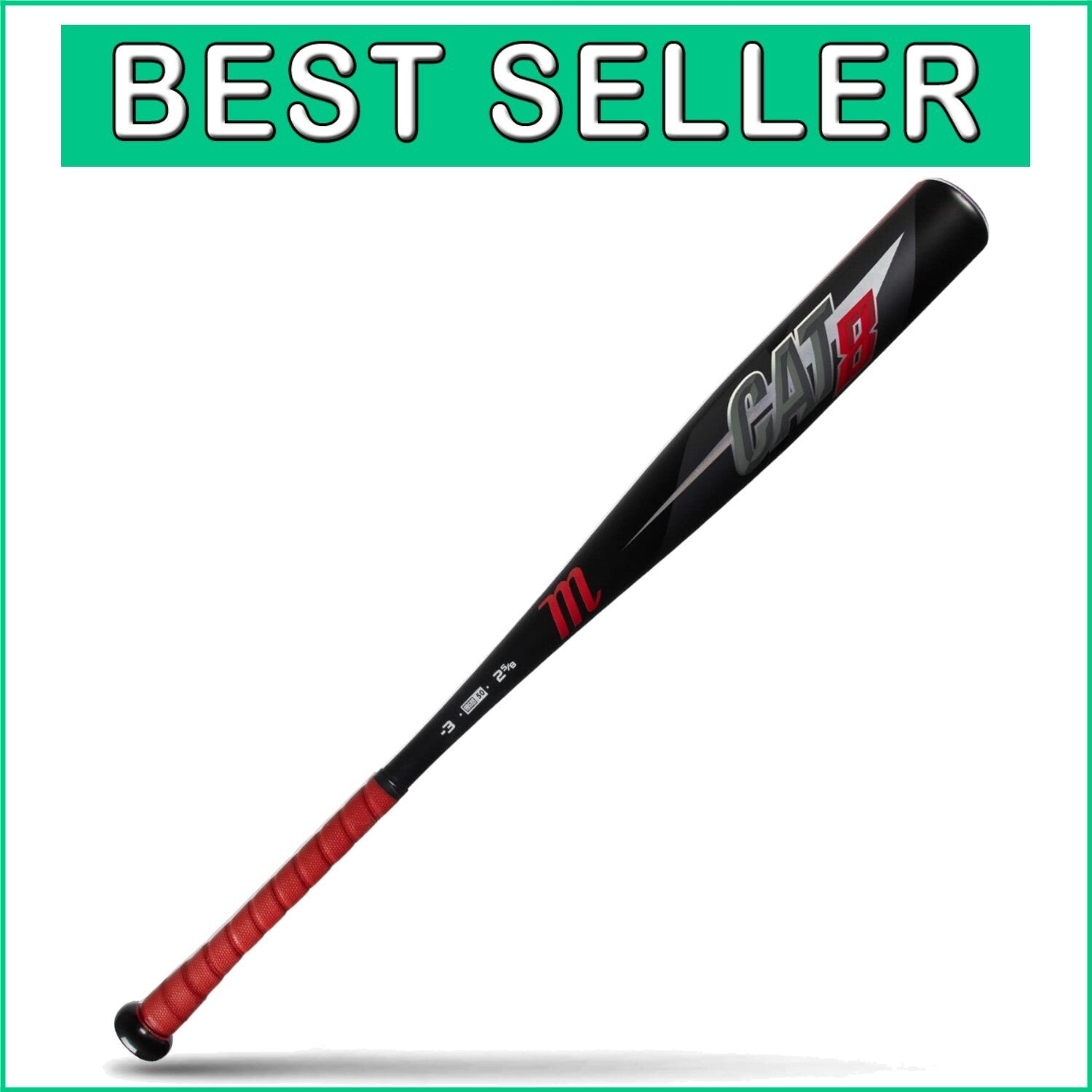 Durable Micro-Perforated Grip -3 BBCOR Baseball Bat, 33" Ideal for All