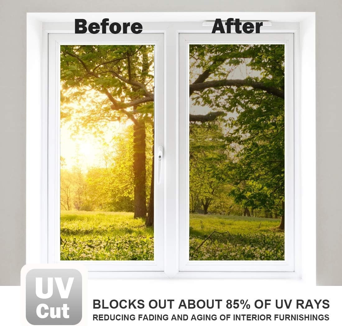 Advanced One Way Window Film with UV Protection - 35.4'' x 20' - Easy to Install