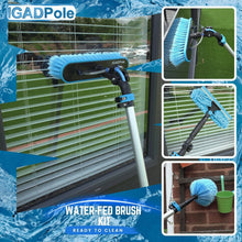 Load image into Gallery viewer, Extendable 24ft Window &amp; Solar Panel Cleaning Kit with Durability &amp; Precision