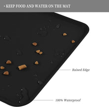 Load image into Gallery viewer, Premium Silicone Pet Feeding Mat - 32" x 24" for Pet Comfort &amp; Cleanliness