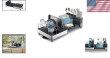 Load image into Gallery viewer, Expandable Stainless Steel Dish Drying Rack with High Capacity for Cookware