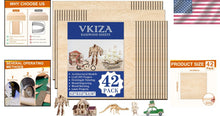 Load image into Gallery viewer, Unfinished Basswood Craft Sheets - 12"x12" - Ideal for Engraving &amp; Model Making
