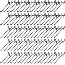 Load image into Gallery viewer, Heavy-Duty Stainless Steel Peg Board Hooks - 100 Pieces for Easy Installation