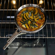 Load image into Gallery viewer, Durable Nonstick 5-Quart Saute Pan with Tempered Glass Lid -Elegant Black Finish