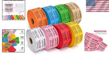 Load image into Gallery viewer, Complete Raffle Ticket Set - 8000 Consecutively Numbered Tickets for Any Event