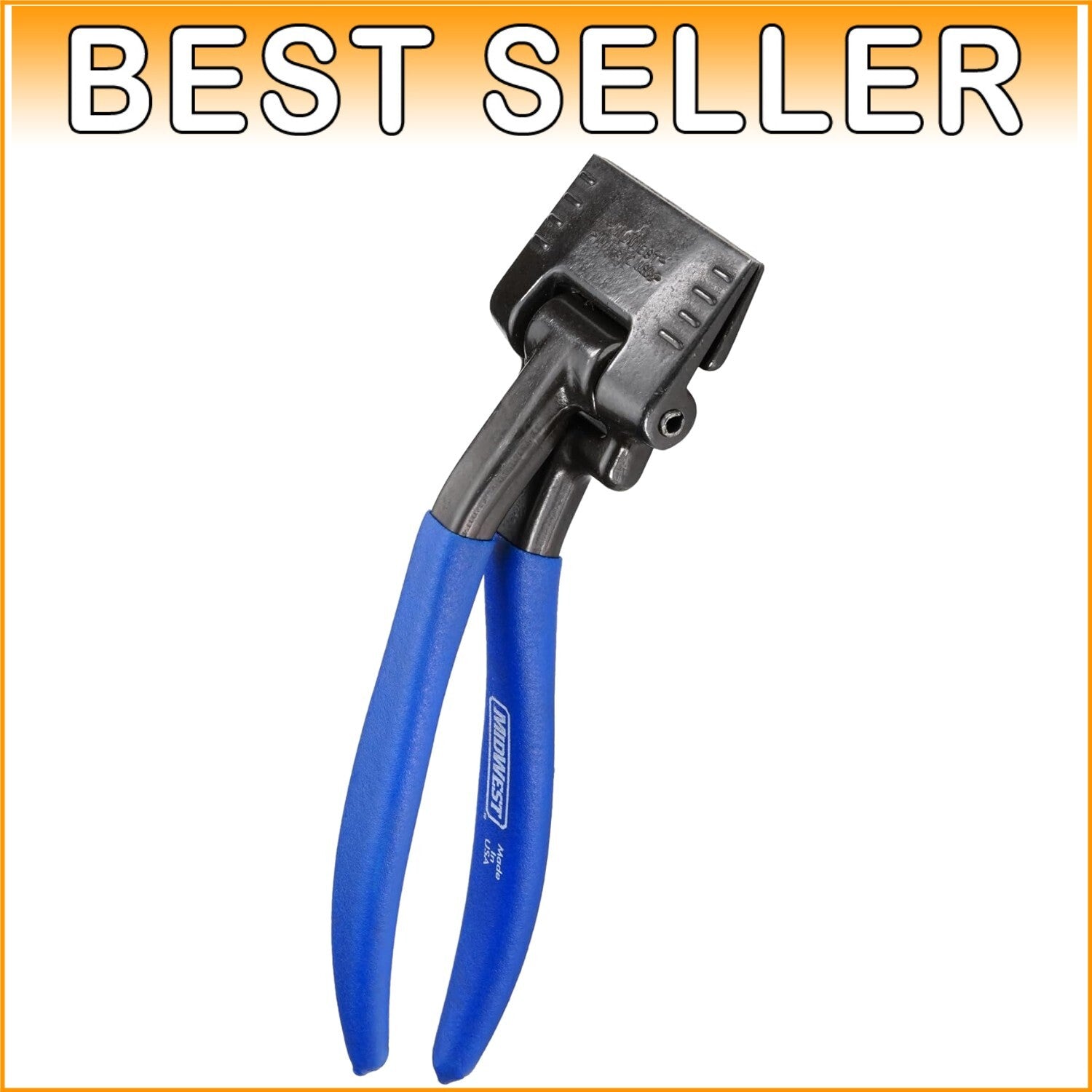 Durable 3-Inch Offset Sheet Metal Bender with Comfortable Grip - Made in USA