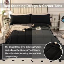 Load image into Gallery viewer, Soft and Fluffy Oversized King Comforter with 8 Corner Tabs - Modern Design