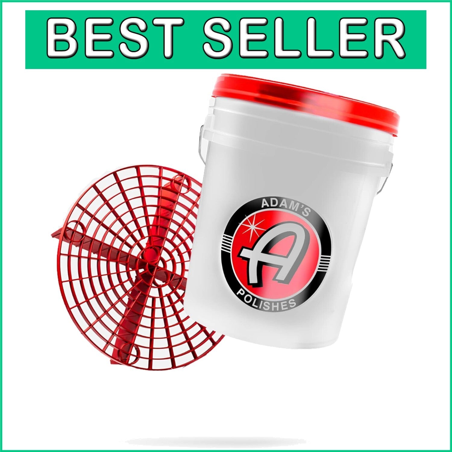 5-Gallon Car Wash Bucket with Grit Guard & Gamma Seal Lid for Safe Detailing
