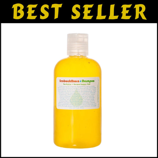 Natural Seabuckthorn Shampoo | Paraben & Sulfate Free | 8 fl oz Clean Hair Care