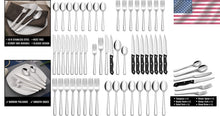 Load image into Gallery viewer, Complete 72-Piece Flatware Set for 12 - Dishwasher Safe &amp; Corrosion Resistant