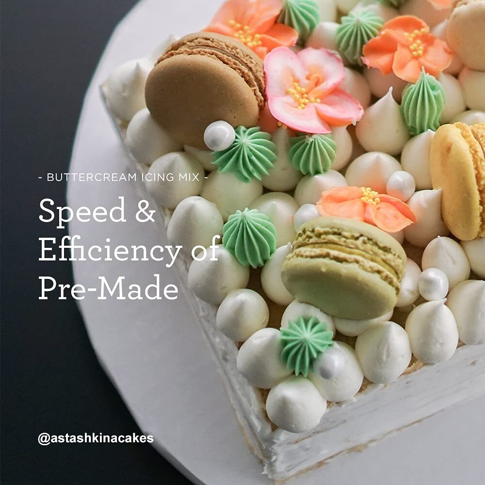 Versatile Buttercream Icing Mix - 10 Pounds of Bright-White, Flavorful Frosting