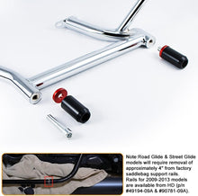 Load image into Gallery viewer, Adjustable Chrome Saddle Bag Protection Set for 2009-2025 Harley Davidson Bikes