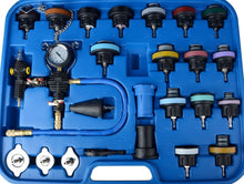 Load image into Gallery viewer, Complete 28-Piece Coolant Pressure Tester Set with Extra Adaptor for Vehicles