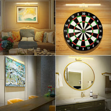 Load image into Gallery viewer, Battery-Powered 20” Gold Picture Light with Auto-Off Timer &amp; Remote Control
