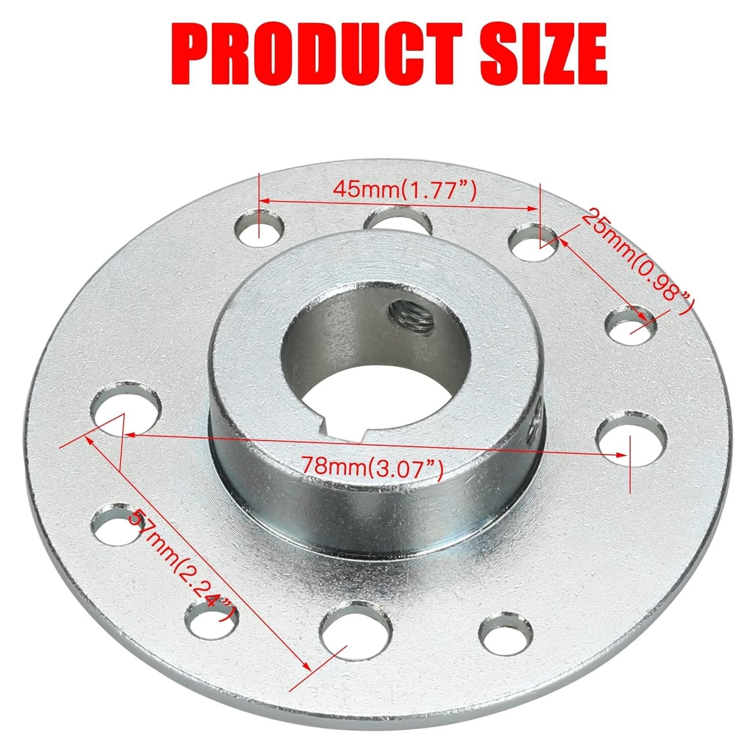 Durable 1" Bore Heavy Duty Sprocket Kit with 420 Chain for Drift Trikes & Karts