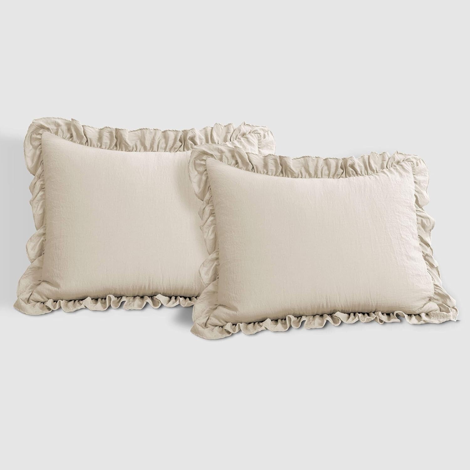 Elegant 3-Piece Reyna Ruffle Comforter Set - Cozy California King Bedding