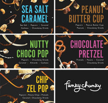 Load image into Gallery viewer, Festive Gourmet Popcorn Assortment - All-Natural Chocolate Flavors in Gift Box