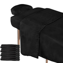 Load image into Gallery viewer, Soft &amp; Resilient 3-Piece Massage Table Sheets - Perfect Fit for Standard Tables