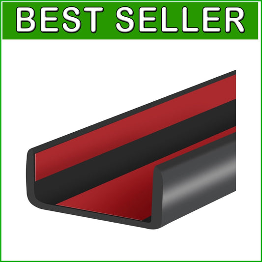 High-Quality U-Shaped Adhesive Edge Trim - 1.5in x 20ft for Various Applications