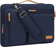 Load image into Gallery viewer, 360 Protective Laptop Shoulder Bag, 15-15.6 inch - Stylish Navy Blue Option