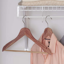 Load image into Gallery viewer, Maximize Closet Space with 16 Durable Cedar Wood Hangers – Eco-Friendly Luxury