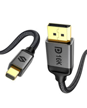 Load image into Gallery viewer, Premium 15FT Mini DisplayPort to DisplayPort Cable, 16K@60Hz for All Devices