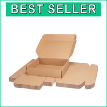 Load image into Gallery viewer, Bulk 25 Pack Tuck Top Shipping Boxes 13x10x3 - Ideal for Small Business Use