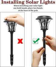 Load image into Gallery viewer, Charming 6 Pack Solar Landscape Lights - 25 Lumen Waterproof Garden Illumination