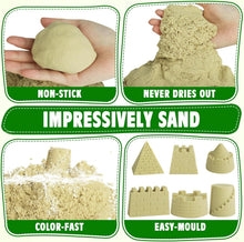 Load image into Gallery viewer, Large 36Pc Construction Sand Play Set with Trucks, Workers &amp; Molding Accessories