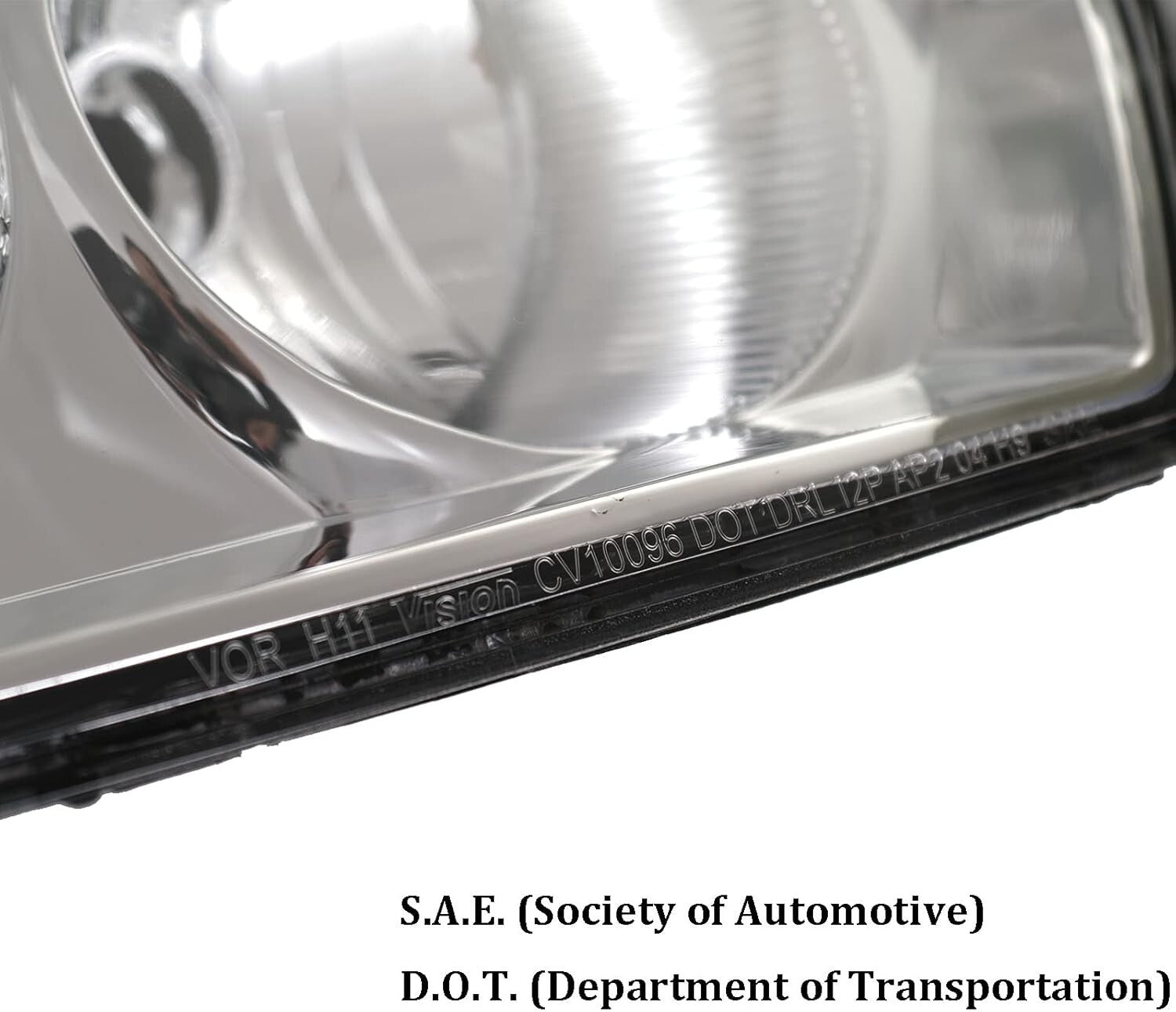 Chrome Headlight Assembly Replacement for 2004-2008 Chevy Malibu Models