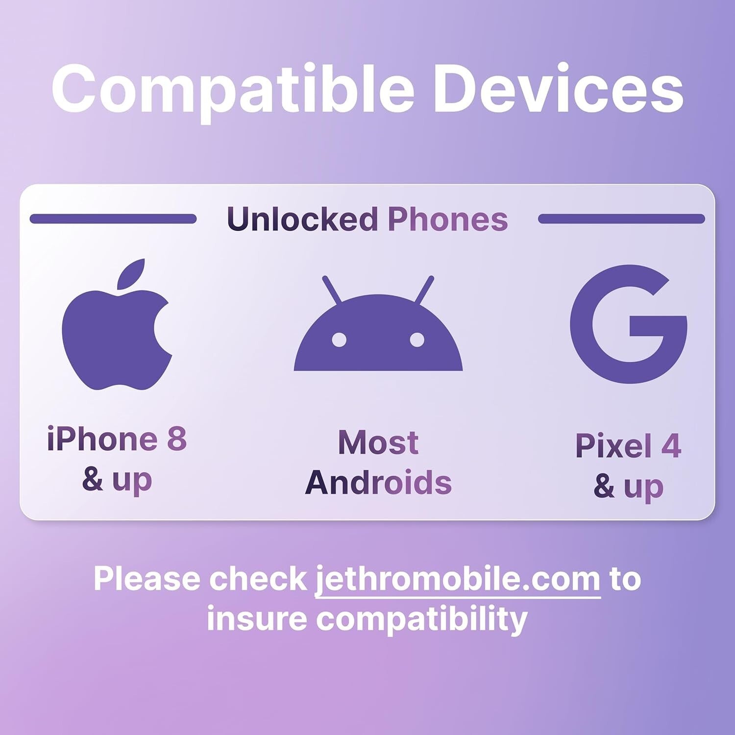 Jethro Mobile Unlimited Talk & Text Plan - 12 Months + International Calling