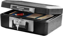 Load image into Gallery viewer, Compact Fire Safe Box with Key Lock for Jewelry &amp; Documents - 6.3 x 15.3 x 12.1