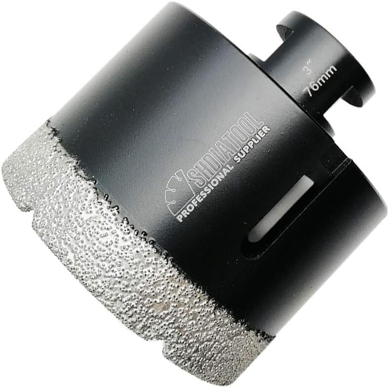 Durable Diamond Hole Saw 76mm for Porcelain, Tile & Stone - Best Performance