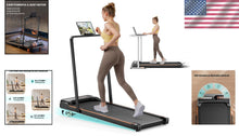 Load image into Gallery viewer, Foldable Walking Pad Treadmill with Remote Control &amp; LED Display for Home Office