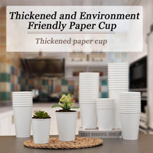 Load image into Gallery viewer, Bulk 1000 Count Disposable 12 oz Paper Cups - Sturdy for Hot &amp; Cold Drinks