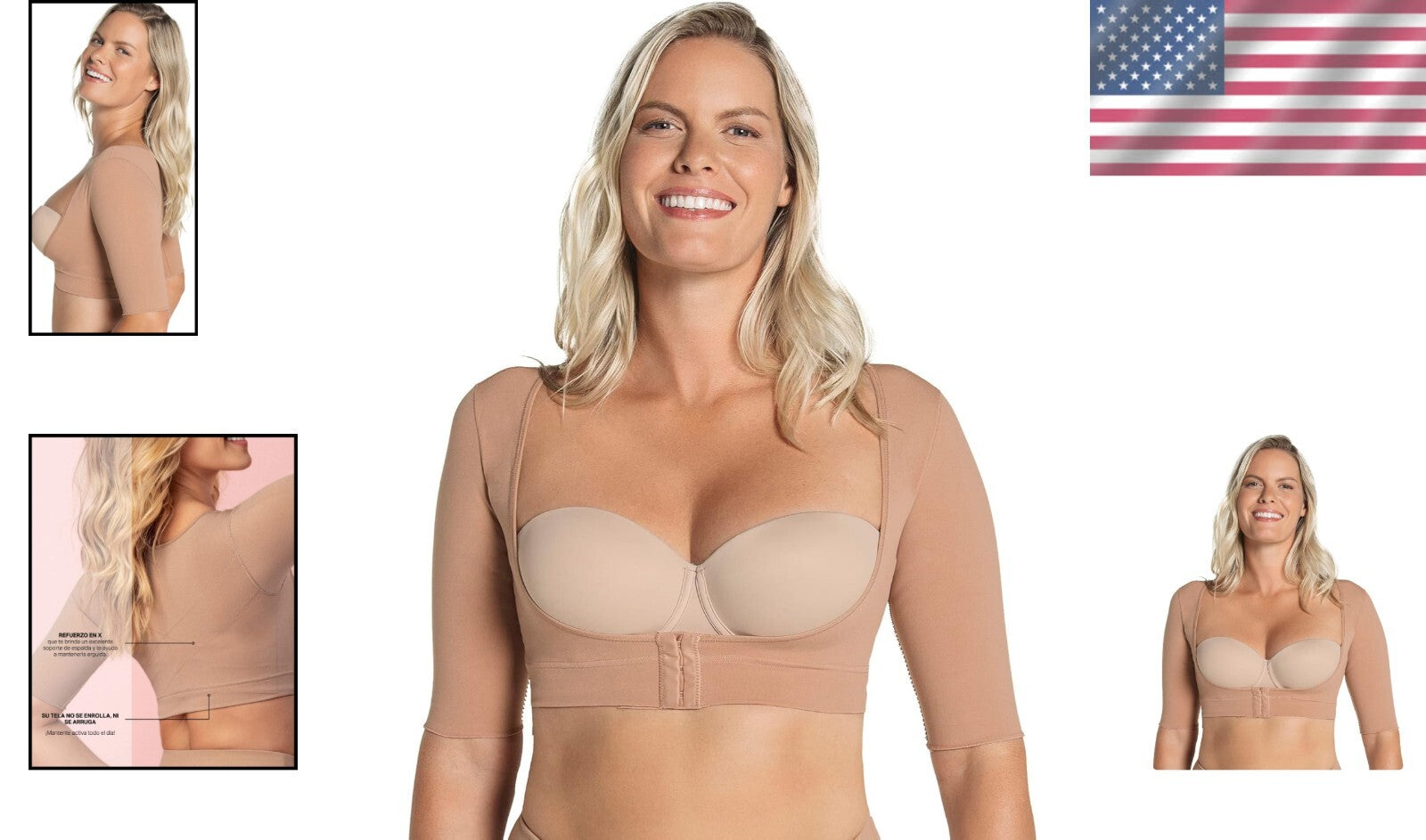 Invisible Slimming Posture Corrector Vest with Adjustable Compression for Women