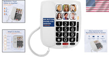 Load image into Gallery viewer, Compact Hands-Free Phone with Large Buttons &amp; Memory for Easy Communication