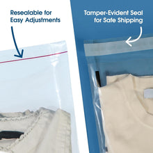 Load image into Gallery viewer, 200 Count Clear 18” x 24” Self-Seal Bags with Suffocation Alert Compliance