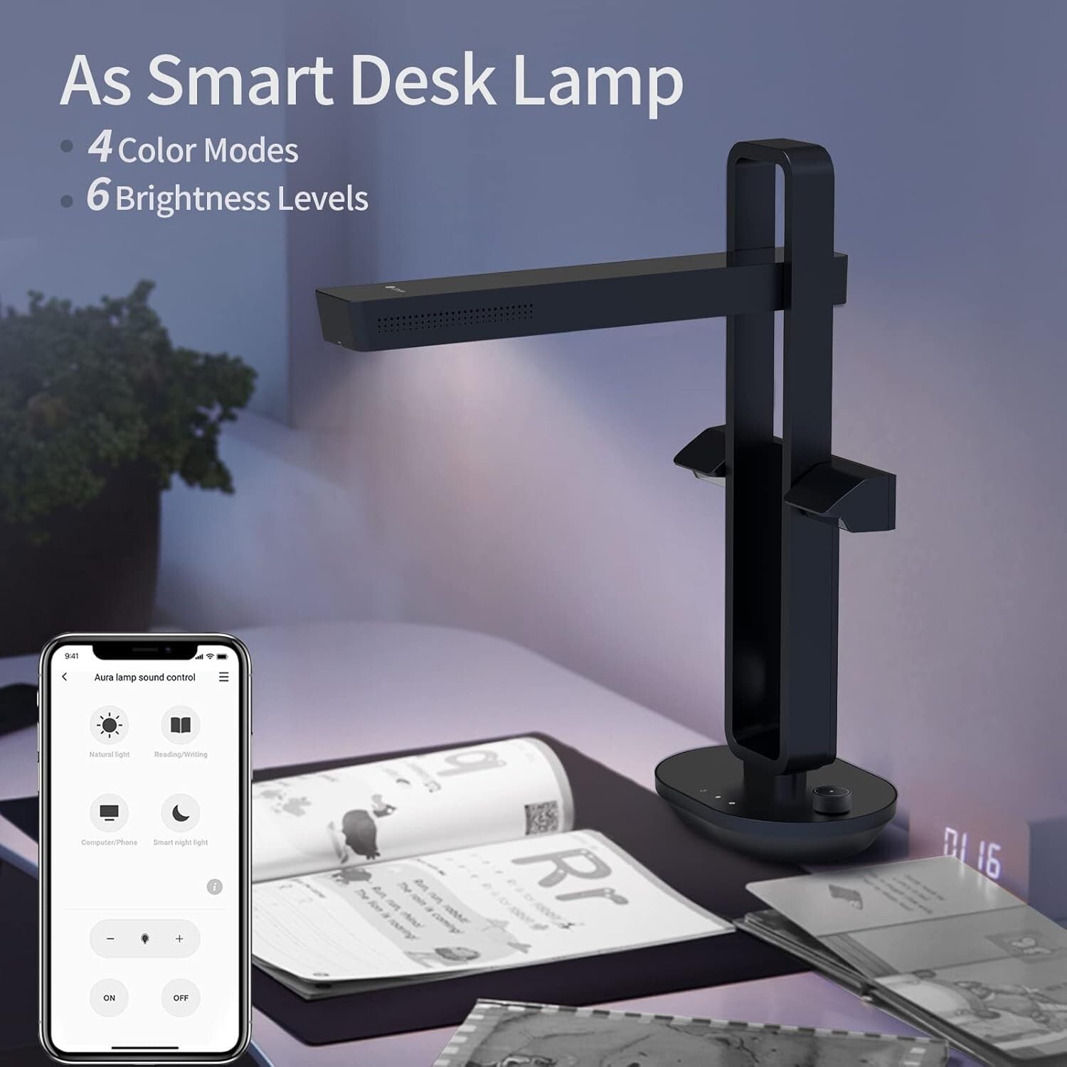 Ultra-Fast Book & Document Scanner with 32 LED Lights - Windows & Mac Compatible