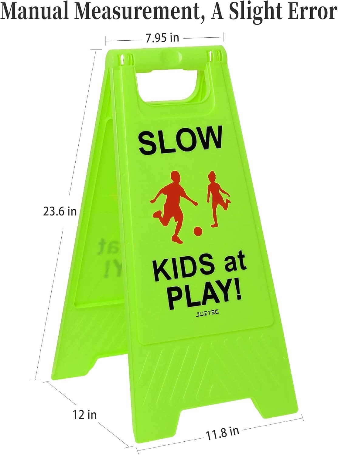 Attention-Grabbing Caution Slow Children Playing Safety Signs - 3 Pack