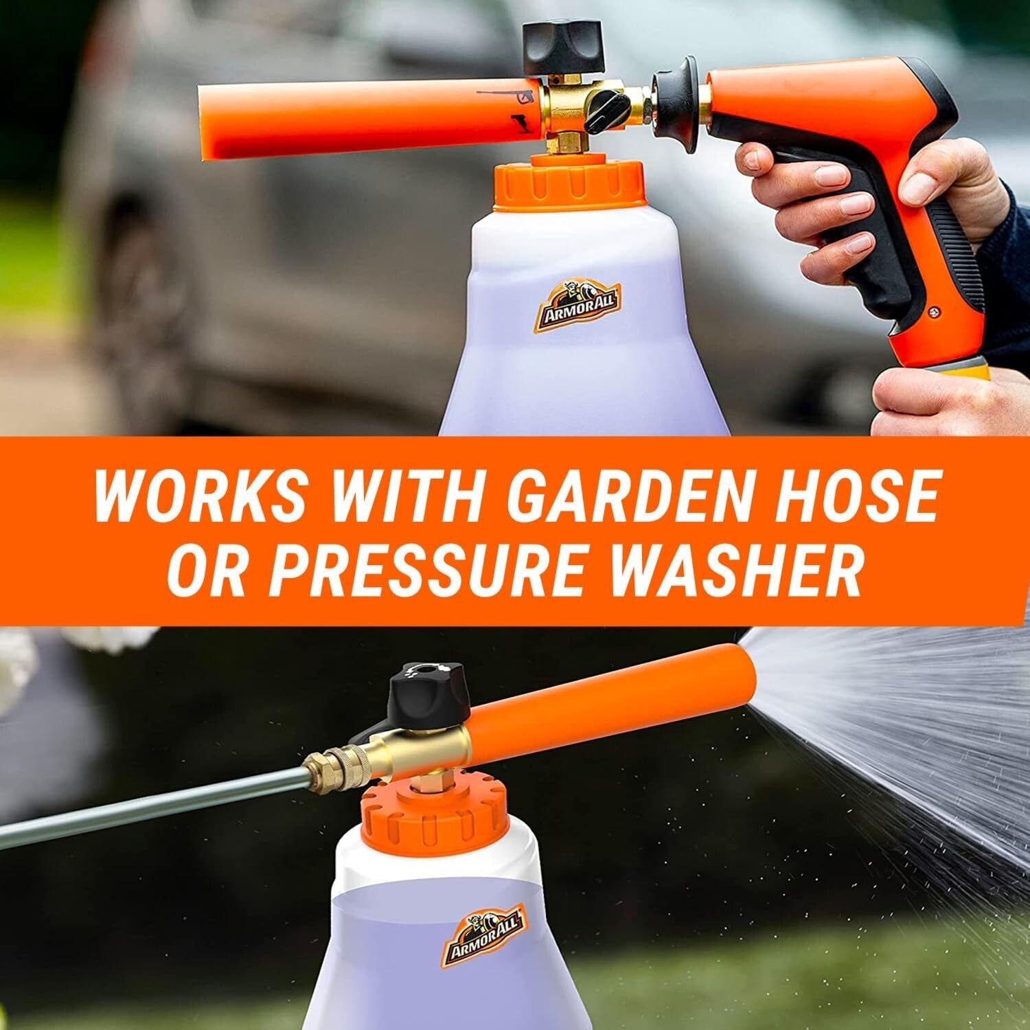 Ergonomic 2-in-1 Foam Cannon Kit for Professional Vehicle Cleaning Experience