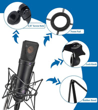 Load image into Gallery viewer, Versatile Shockmount Stand for Neumann Microphones - 5/8"-3/8" Adaptor Included