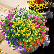 Load image into Gallery viewer, Vibrant 24 Bundles of Lifelike Boxwood Faux Flowers for Indoor &amp; Outdoor Decor