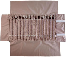 Load image into Gallery viewer, Portable Velvet Jewelry Roll - Secure 16 Necklace Holder for Stylish Travel