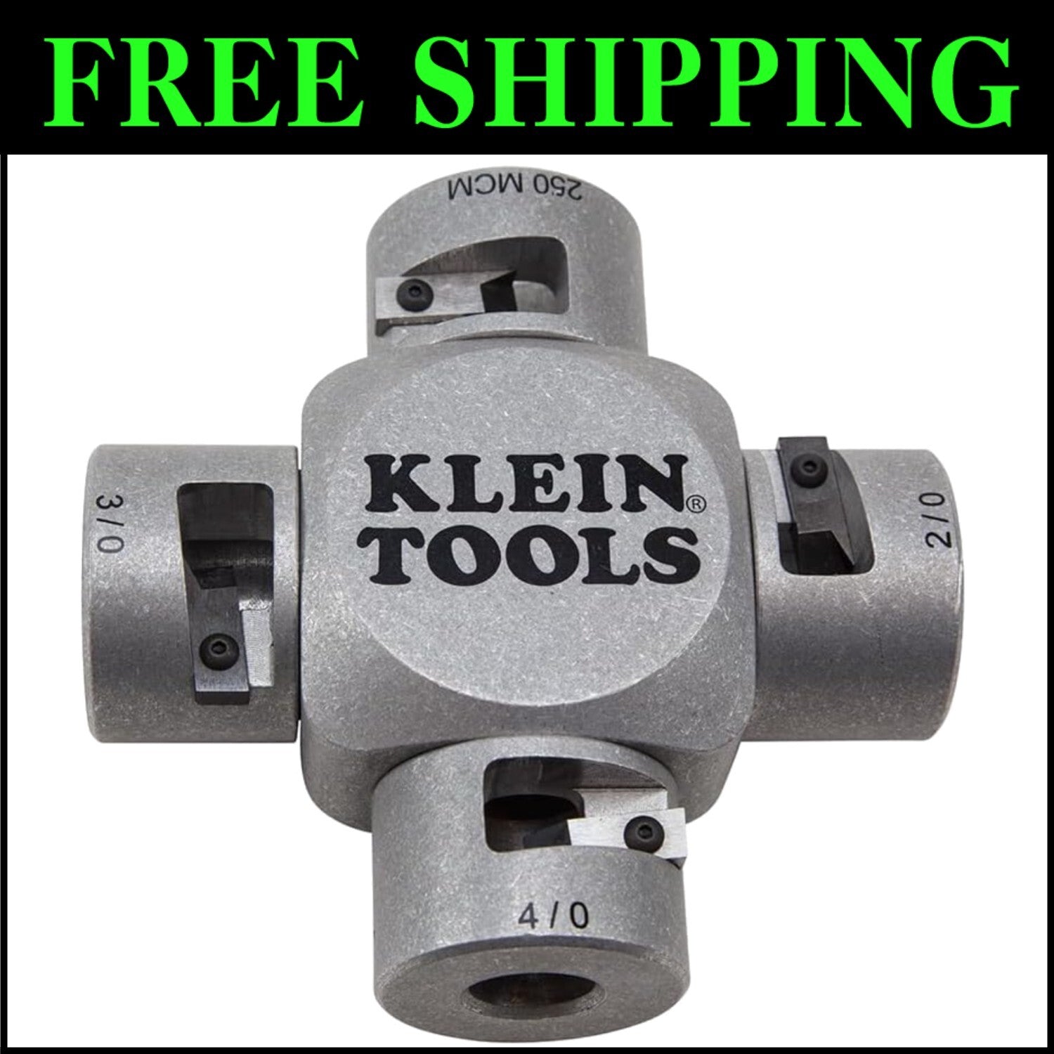 Versatile Large Cable Stripper for Professionals, 250 MCM - 2/0 Insulation Tool