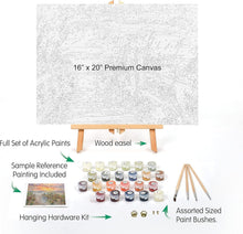 Load image into Gallery viewer, Complete Paint by Numbers Kit for Adults - Elegant Morning Ride Canvas Art