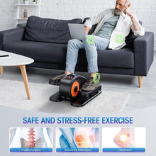 Load image into Gallery viewer, Portable Under Desk Elliptical Machine for Seniors - Quiet &amp; Fully Assembled